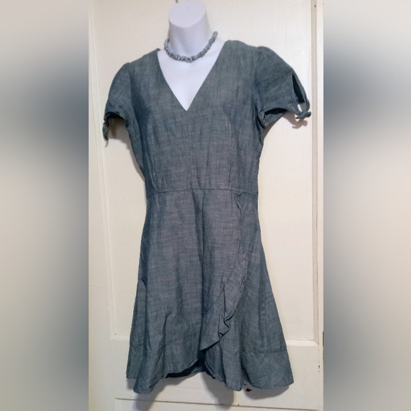 J. Crew Dresses & Skirts - 🛍️ BUNDLE ONLY🛍️J. Crew Elegant Blue Jean  Women's Dress